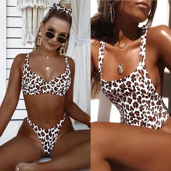 Sexy Womens Swimsuit Leopard Bra Bikini Swimwear Swimsuit Hollow Bathing Suit Tankini
Sexy Womens Swimsuit Leopard Bra Bikini Swimwear Swimsuit Hollow Bathing Suit Tankini