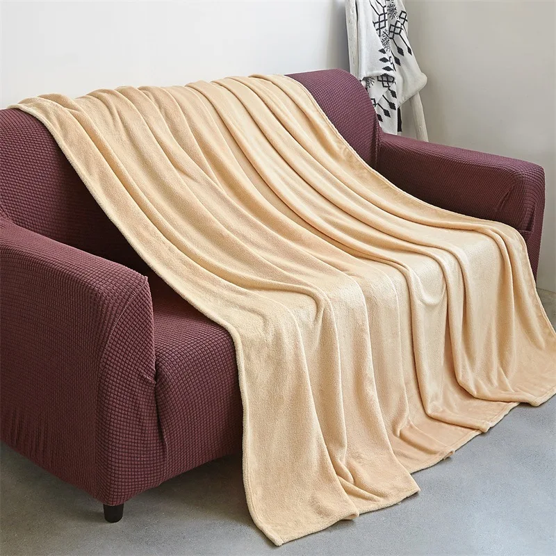 19 Solid Color Flannel Coral Blanket Lightweight Cozy Fleece Sofa Throw Plush Microfiber Bed Cover Blanket for All Seasons
19 Solid Color Flannel Coral Blanket Lightweight Cozy Fleece Sofa Throw Plush Microfiber Bed Cover Blanket for All Seasons