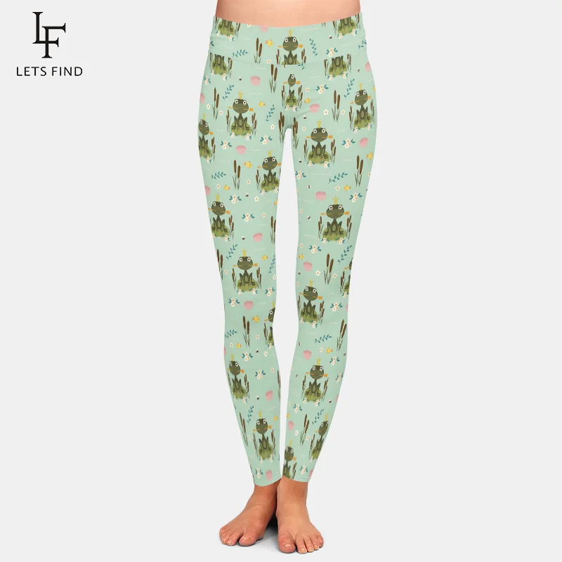 LETSFIND New Arrival Cartoon Frog Print High Waist Women Legging High Elastic Milk Silk Fashion Plus Size Casual Leggings
LETSFIND New Arrival Cartoon Frog Print High Waist Women Legging High Elastic Milk Silk Fashion Plus Size Casual Leggings