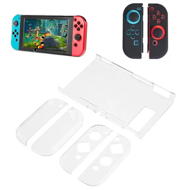 Transparent Crystal Clear Hard Case Shell Cover Protective For Nintend Switch NS Console Joy-Con Handle Grip Game Console
Transparent Crystal Clear Hard Case Shell Cover Protective For Nintend Switch NS Console Joy-Con Handle Grip Game Console