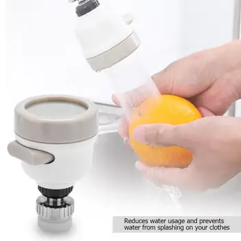 360 Degree Rotatable Adjustable Water Filter Tap Home Kitchen Flexible Water Saving Faucet Sprayer Durable to Use
360 Degree Rotatable Adjustable Water Filter Tap Home Kitchen Flexible Water Saving Faucet Sprayer Durable to Use