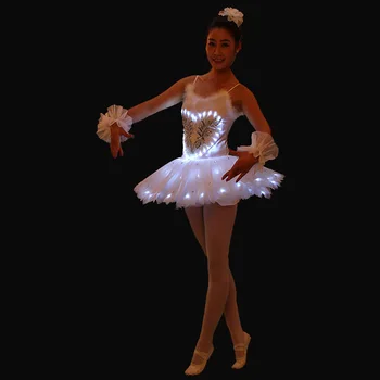 LED dance ballet skirt light adult children skirt costumes crony lamp luminous square Princess Dress
LED dance ballet skirt light adult children skirt costumes crony lamp luminous square Princess Dress