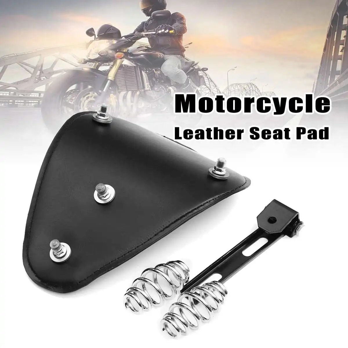 1 Pcs Motorcycle Solo Driver Seat Cushions Leather Base Spring Bracket For H arley Bobber Chopper Black Motorcycle Accessories
1 Pcs Motorcycle Solo Driver Seat Cushions Leather Base Spring Bracket For H arley Bobber Chopper Black Motorcycle Accessories