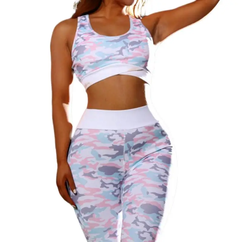Yoga Suit Tracksuit for Women 2 Pieces Cropped Bra+Long Pant Fitness Light Pink Print Hip Lifting High Waist Sports Leggings Set
Yoga Suit Tracksuit for Women 2 Pieces Cropped Bra+Long Pant Fitness Light Pink Print Hip Lifting High Waist Sports Leggings Set