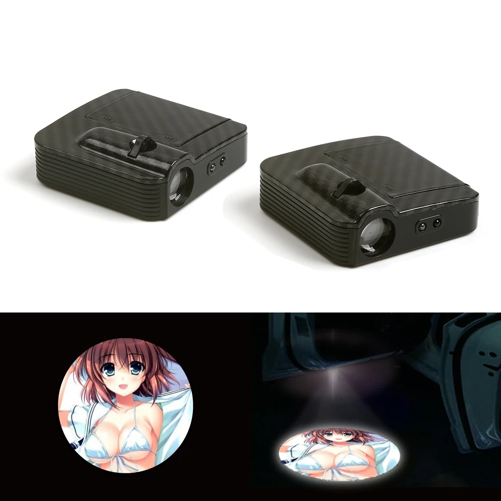 New Wireless Fit For Cute Girl Courtesy Car Logo Door Ghost Shadow Laser Projector Light 12V Pair
New Wireless Fit For Cute Girl Courtesy Car Logo Door Ghost Shadow Laser Projector Light 12V Pair