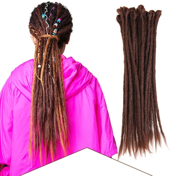 1 Pack 10 PCS Handmade Dreadlocks Extensions Fashion Reggae Crochet Hip-Hop Synthetic Dreads Crochet Braiding Hair BD
1 Pack 10 PCS Handmade Dreadlocks Extensions Fashion Reggae Crochet Hip-Hop Synthetic Dreads Crochet Braiding Hair BD