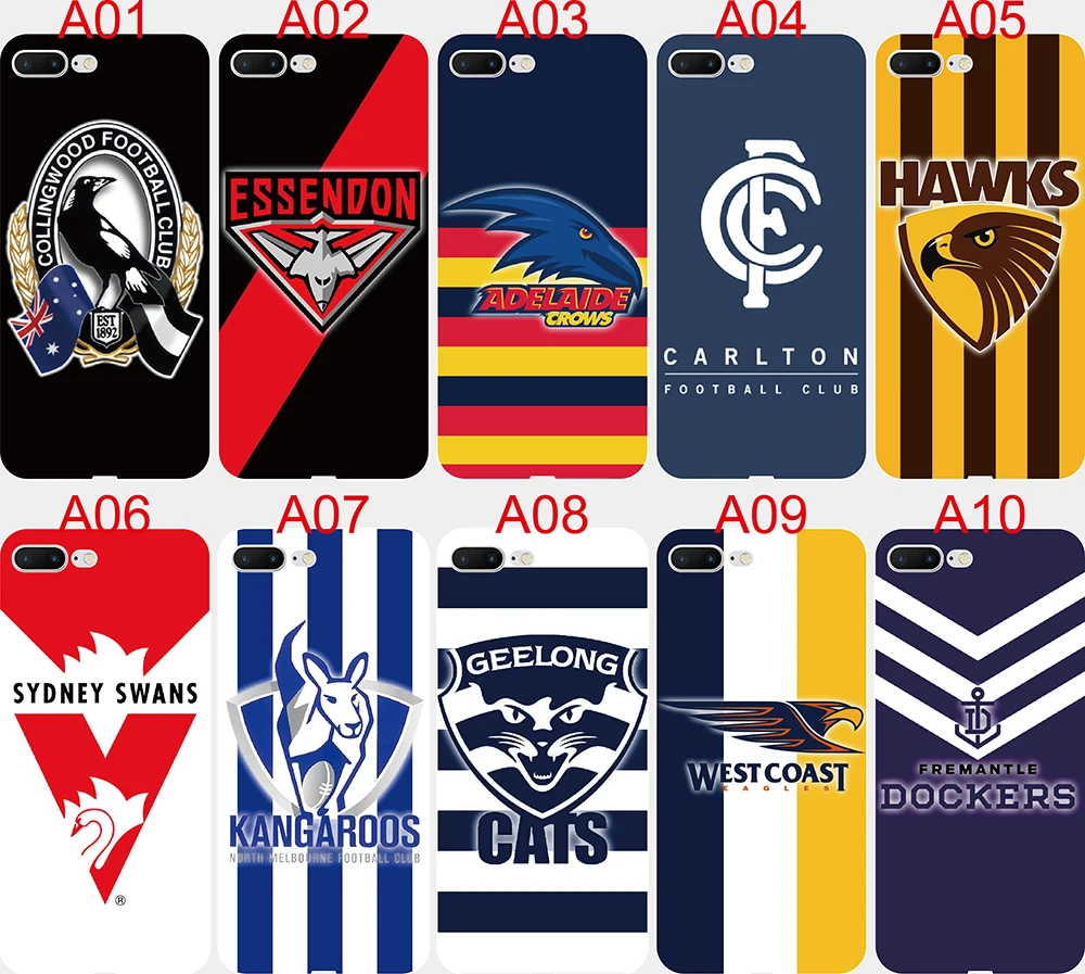 For Samsung Galaxy S9 S8 Plus S7 Edge S6 Plus Edge S6 Edge case Print pattern AFL teams Logo soft TPU Phone cases
For Samsung Galaxy S9 S8 Plus S7 Edge S6 Plus Edge S6 Edge case Print pattern AFL teams Logo soft TPU Phone cases
