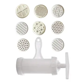 DIY Homemade Noodles Maker Slicer Cutter Plastic Mini Manual Noodle Machine Pasta Tools Kitchen Accessories + 7 Pressing Moulds
DIY Homemade Noodles Maker Slicer Cutter Plastic Mini Manual Noodle Machine Pasta Tools Kitchen Accessories + 7 Pressing Moulds