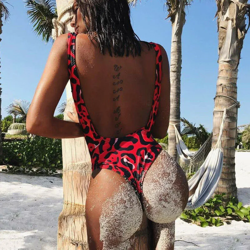 Women leopard One Piece One Piece Bikini Elegant Push up Red Swimsuit Ladies Bathing suit Fashion Female Bandage Body Swimwear
Women leopard One Piece One Piece Bikini Elegant Push up Red Swimsuit Ladies Bathing suit Fashion Female Bandage Body Swimwear