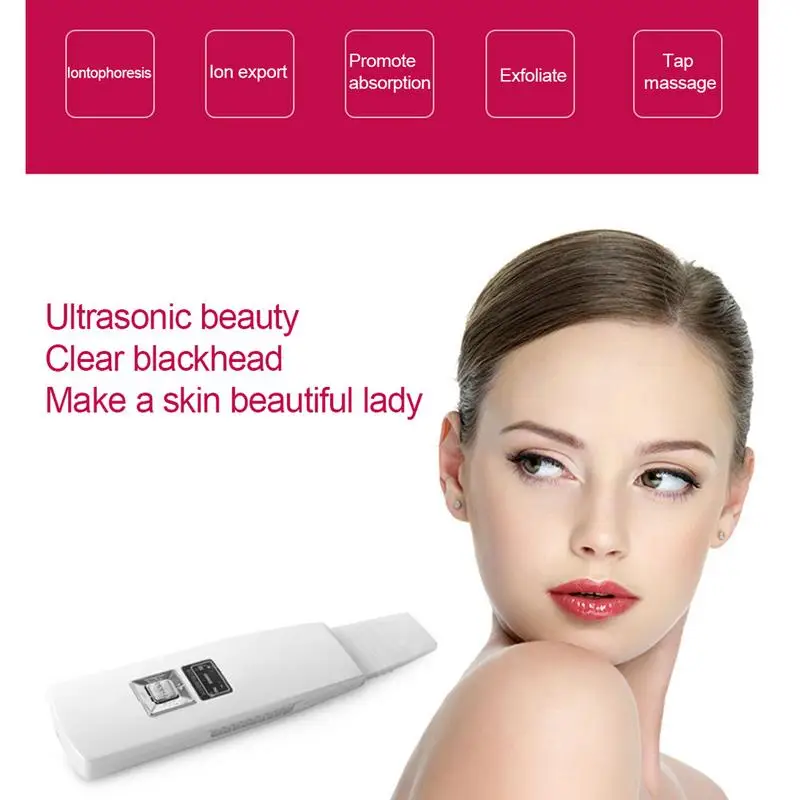 Ultrasonic Ionic Scrubber Beauty Instrument Remove Blackhead Exfoliating Dead Skin Rejuvenation Instrument
Ultrasonic Ionic Scrubber Beauty Instrument Remove Blackhead Exfoliating Dead Skin Rejuvenation Instrument
