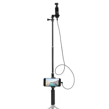 Extension Pole Selfie Stick for DJI OSMO Pocket Handheld Gimbal Stabilizer with Phone Mount Cable for Ios Micro-USB Phone
Extension Pole Selfie Stick for DJI OSMO Pocket Handheld Gimbal Stabilizer with Phone Mount Cable for Ios Micro-USB Phone