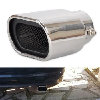 Straight Stainless Steel Car Exhaust Pipe Tip End Tail Muffler Rectangular Mesh Cover 63mm
Straight Stainless Steel Car Exhaust Pipe Tip End Tail Muffler Rectangular Mesh Cover 63mm
