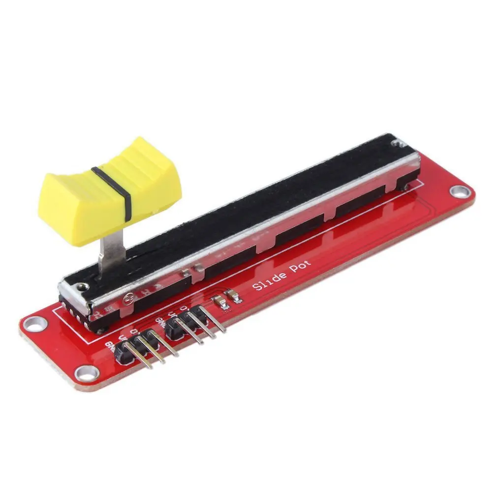 10K Logarithmic Slide Potentiometer Log Slide Pot Potentiometer Module Dual Output For Arduino AVR Electronic Block Red
10K Logarithmic Slide Potentiometer Log Slide Pot Potentiometer Module Dual Output For Arduino AVR Electronic Block Red