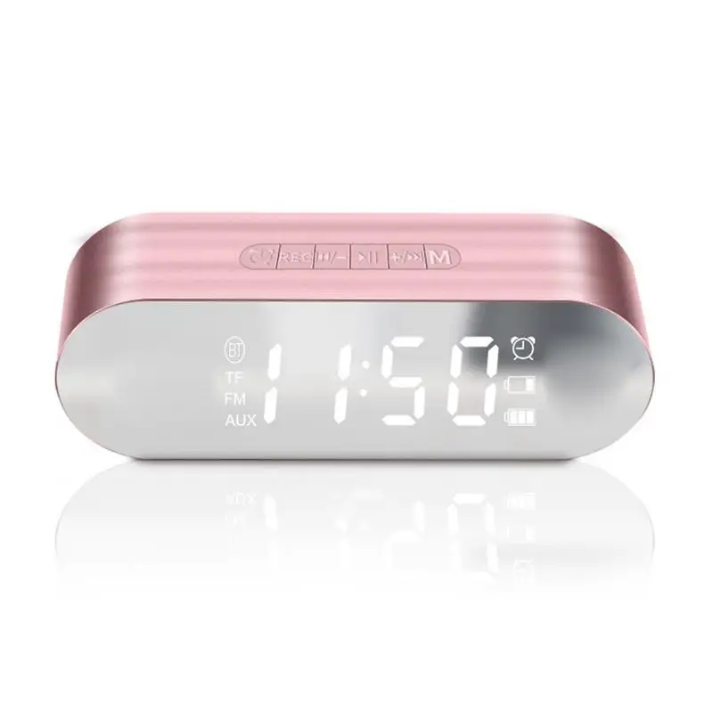 Wireless Bluetooth Speaker HiFi Stereo Mirror Alarm Clock Card Home & Living Portable Mini Multi-Function FM Radio Thermometer
Wireless Bluetooth Speaker HiFi Stereo Mirror Alarm Clock Card Home & Living Portable Mini Multi-Function FM Radio Thermometer