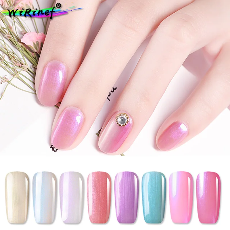 WiRinef Glitter Pearl Gel Polish Varnish 8 Colors Soak Off Pure Color Sea Shell Pearl Effect Lucky Acrylic Lacquer
WiRinef Glitter Pearl Gel Polish Varnish 8 Colors Soak Off Pure Color Sea Shell Pearl Effect Lucky Acrylic Lacquer