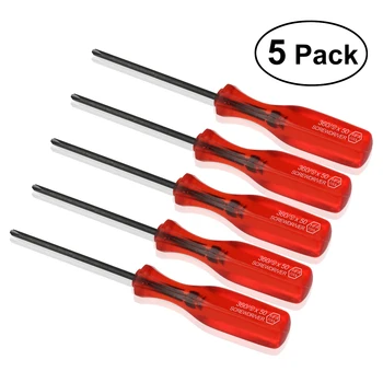 

FOXNOVO 5pcs Triwing Trigram Y-Tip Screwdrivers Screw Drivers for Wii GBA DS Lite NDSL NDS SP Repair Tool Wholesale (Red)