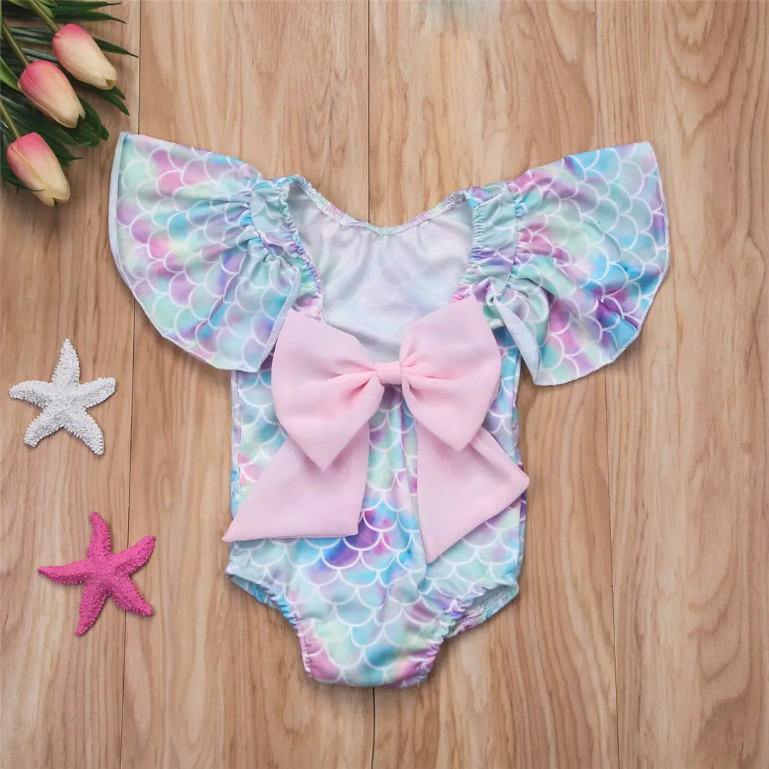 Summer adorable Infant Kid Baby Girl Mermaid One-Piece Swimwear ruffles sleeve cute Swimsuit Bikini Bathing Costume Beachwear
Summer adorable Infant Kid Baby Girl Mermaid One-Piece Swimwear ruffles sleeve cute Swimsuit Bikini Bathing Costume Beachwear