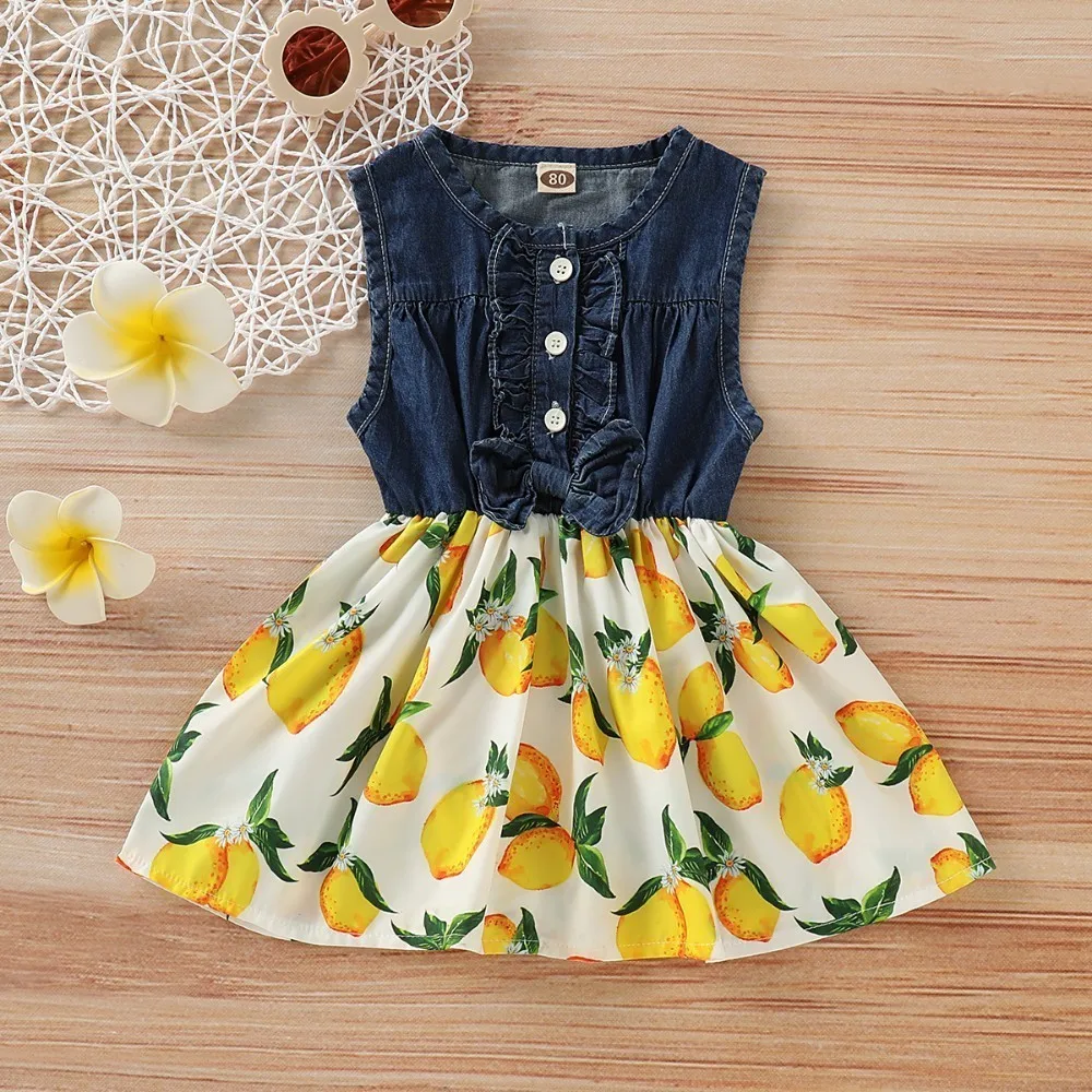 LILIGIRL Baby Girls Lemon cowboy Dress Summer Clothing Newborn Toddler Sleeveless Cotton Sleeveless Infant Cotton
LILIGIRL Baby Girls Lemon cowboy Dress Summer Clothing Newborn Toddler Sleeveless Cotton Sleeveless Infant Cotton
