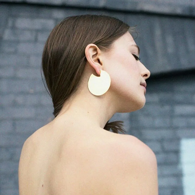 RIR Fashion Stainless Steel Geometric Round Big Very Heavy Hoop Earrings Simple Wind Ladies Jewellery Earrings Gift
RIR Fashion Stainless Steel Geometric Round Big Very Heavy Hoop Earrings Simple Wind Ladies Jewellery Earrings Gift