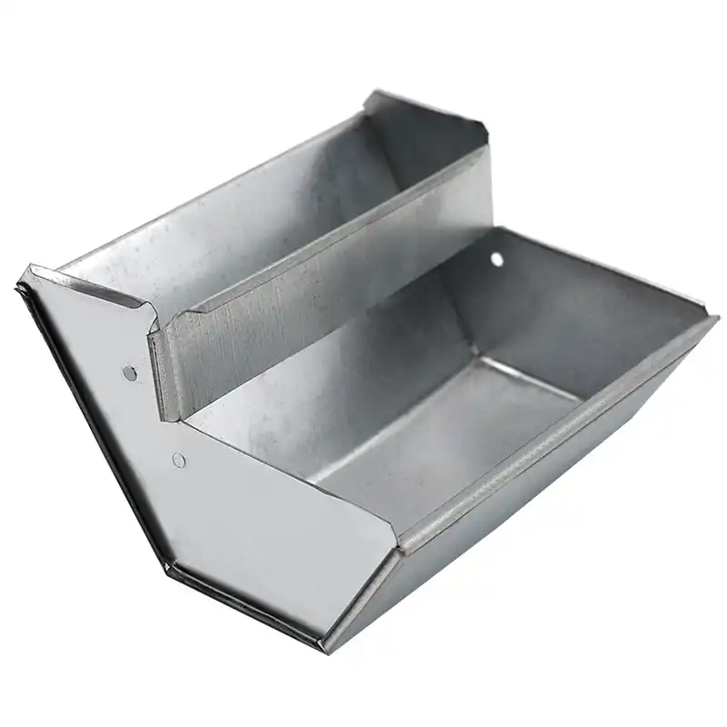 4 Pcs Rabbit Hutch Feeder Bowl 10cm 15cm Galvanized Pet Rabbit