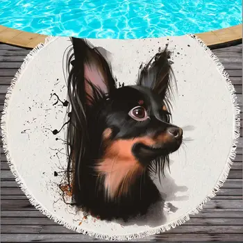 Bulldog Round Beach Towel for Kids Printed Serviette De Plage Large Towel Cartoon Microfiber Bath Toalla 150cm
Bulldog Round Beach Towel for Kids Printed Serviette De Plage Large Towel Cartoon Microfiber Bath Toalla 150cm