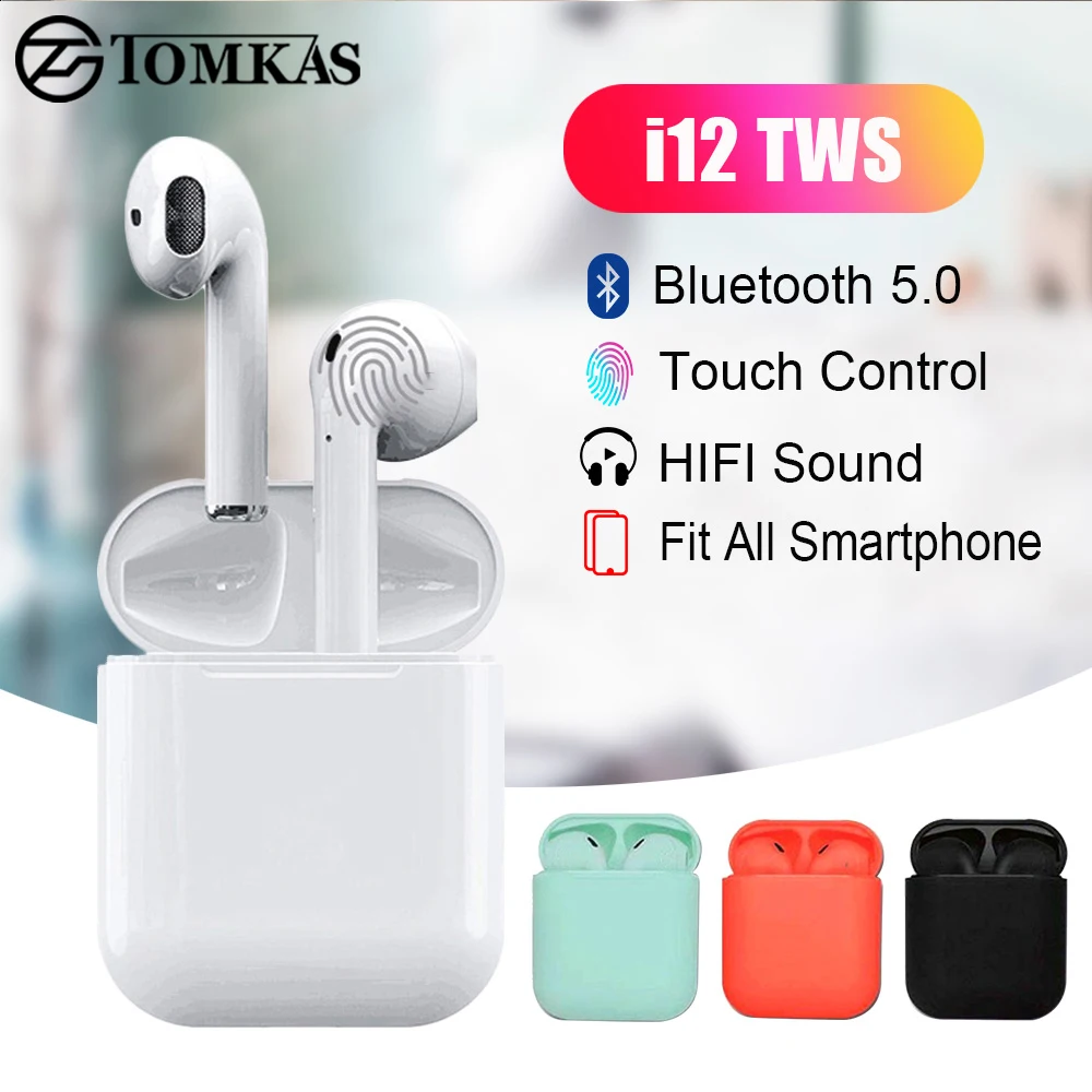 Ture i12 TWS New Original Wireless Bluetooth 5.0 Earphones Touch Control Mini Earbuds 4 Color Headset PK i10 i11 i13 i9s TWS
Ture i12 TWS New Original Wireless Bluetooth 5.0 Earphones Touch Control Mini Earbuds 4 Color Headset PK i10 i11 i13 i9s TWS