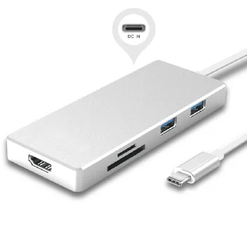 Jimier USB 3.1 Type-C USB-C to HDMI & Multiple Dual Ports 3.0 Hub & TF SD Card Reader & Power For PC Laptop & Laptop
Jimier USB 3.1 Type-C USB-C to HDMI & Multiple Dual Ports 3.0 Hub & TF SD Card Reader & Power For PC Laptop & Laptop