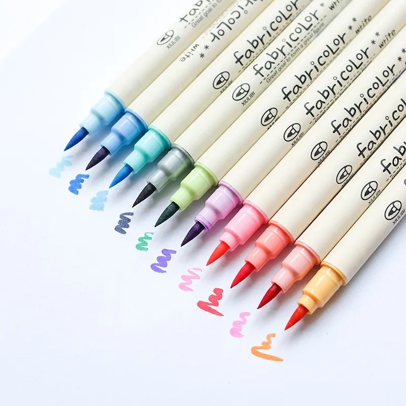 10 Colors/set Touch Write Brush Pen Color Fabricolor Calligraphy Marker Pens Set Art Drawing Chinese Stationery School Supplies
10 Colors/set Touch Write Brush Pen Color Fabricolor Calligraphy Marker Pens Set Art Drawing Chinese Stationery School Supplies