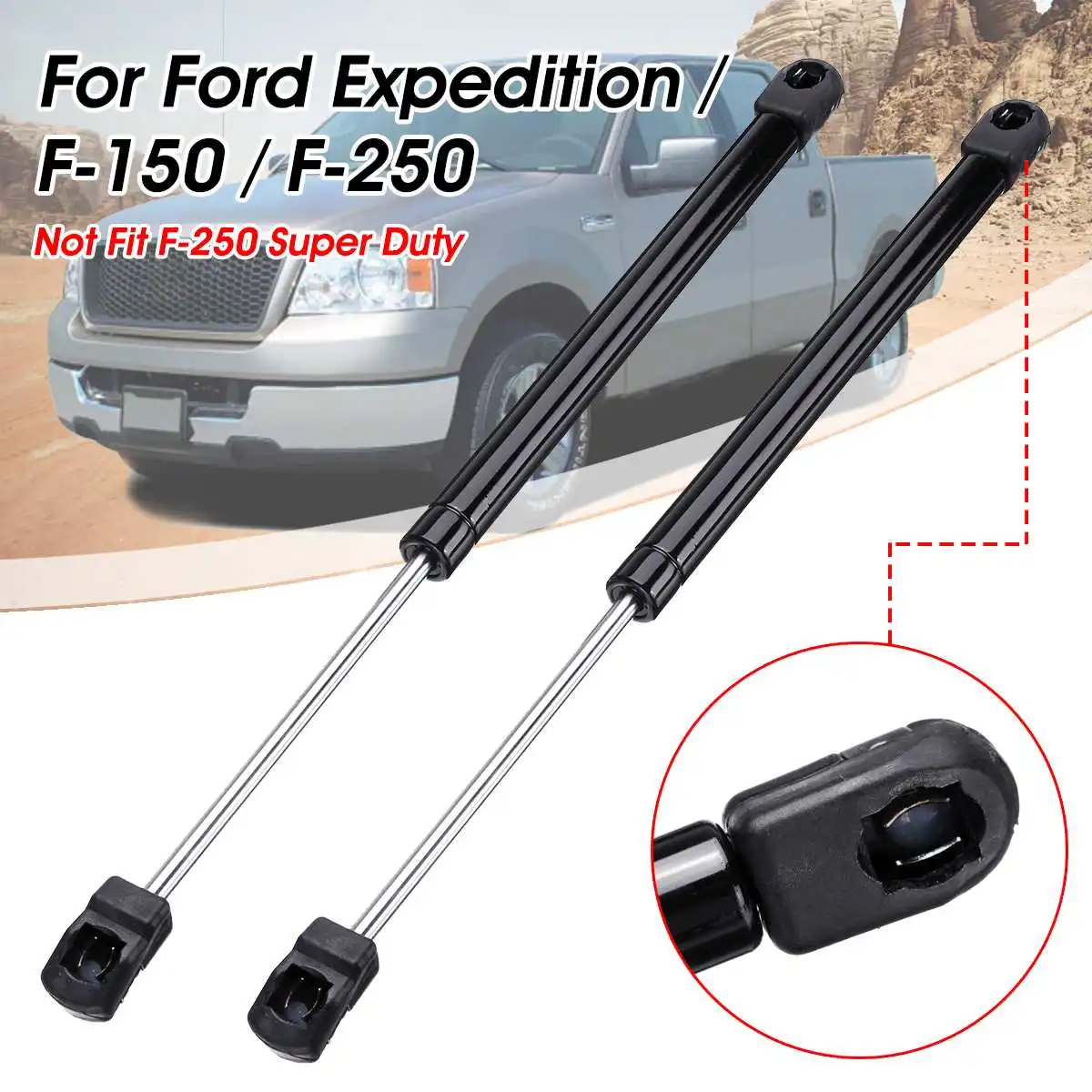 1Pair Front Hood Lift Supports Props Rod Arm Shocks Strut Bars For Ford Expedition F-150 F-250 1997-2006 4478
1Pair Front Hood Lift Supports Props Rod Arm Shocks Strut Bars For Ford Expedition F-150 F-250 1997-2006 4478