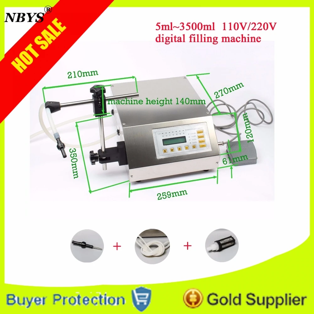 Electric Filler Digital Filling Machine Liquid Water Drink Oil Milk Beer Liquor Perfume Vinegar Soy Sauce Fill Free Shipping
Electric Filler Digital Filling Machine Liquid Water Drink Oil Milk Beer Liquor Perfume Vinegar Soy Sauce Fill Free Shipping