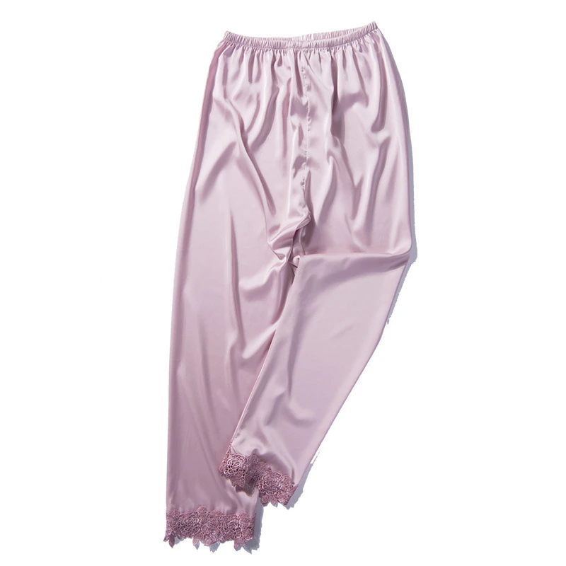 Women Lady Silk Satin Pajamas Casual Loose Palazzo Long Pants Pyjama Loungewear Homewear Pantalones De Mujer Trousers Plus Size
Women Lady Silk Satin Pajamas Casual Loose Palazzo Long Pants Pyjama Loungewear Homewear Pantalones De Mujer Trousers Plus Size