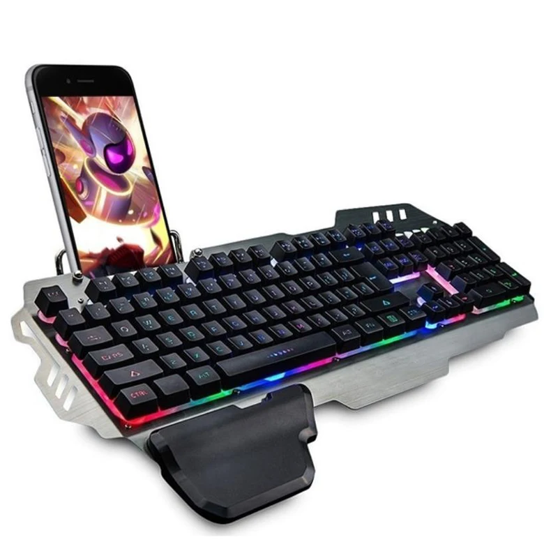 NEWEST For PC Mechanical Keyboard PK-900 RGB Colorful Backlight Feeling 104 Keys Waterproof ABS Material Gaming Keyboard Laptop
NEWEST For PC Mechanical Keyboard PK-900 RGB Colorful Backlight Feeling 104 Keys Waterproof ABS Material Gaming Keyboard Laptop