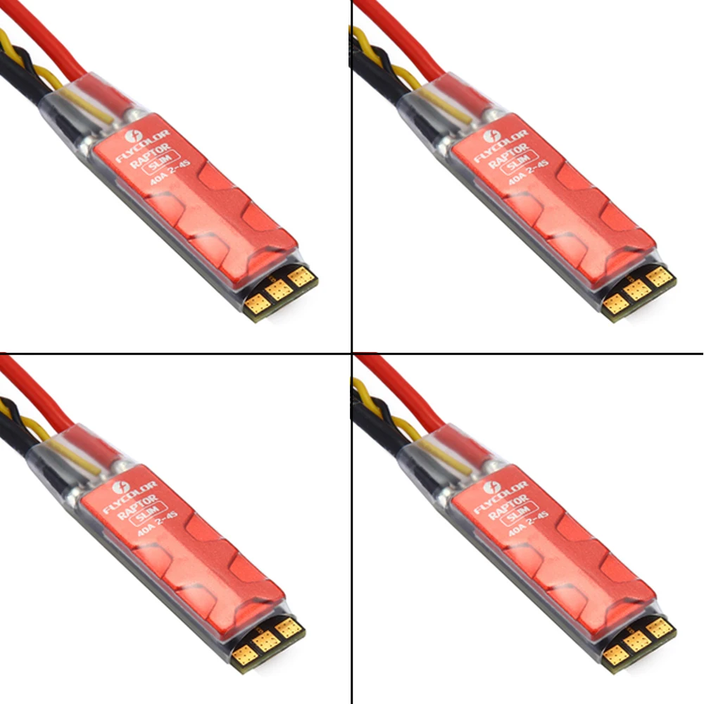 Flycolor Raptor SLIM 40A Brushless ESC BLHeli-S32 2-4S Dshot Electrical Speed Controller for 250 FPV Racing Quadcopter RC Racer
Flycolor Raptor SLIM 40A Brushless ESC BLHeli-S32 2-4S Dshot Electrical Speed Controller for 250 FPV Racing Quadcopter RC Racer
