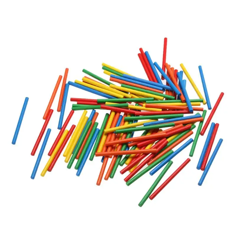 100pcs Non-Toxic Paint Colorful Bamboo Counting Sticks Kids Preschool Math Learning Toy Montessori Toys
100pcs Non-Toxic Paint Colorful Bamboo Counting Sticks Kids Preschool Math Learning Toy Montessori Toys