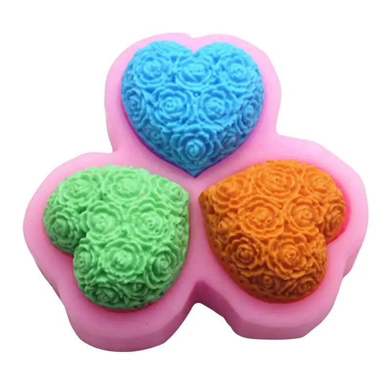 Silicone Christmas Candle Mould with 3 Love Rose Flower Design for DIY Candle Making, Soap Making and Baking Tools
Silicone Christmas Candle Mould with 3 Love Rose Flower Design for DIY Candle Making, Soap Making and Baking Tools