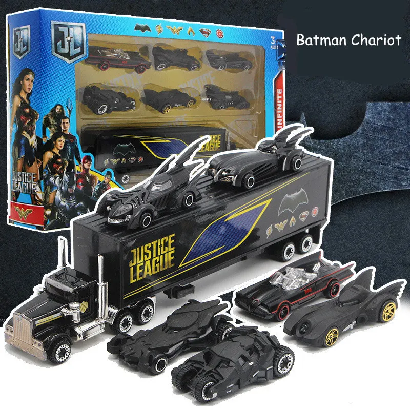 1:64 Cool 7pcs Batman alloy chariot set with cargo truck collect Avengers Hero Alloy Scooter Car model toys for children gift
1:64 Cool 7pcs Batman alloy chariot set with cargo truck collect Avengers Hero Alloy Scooter Car model toys for children gift