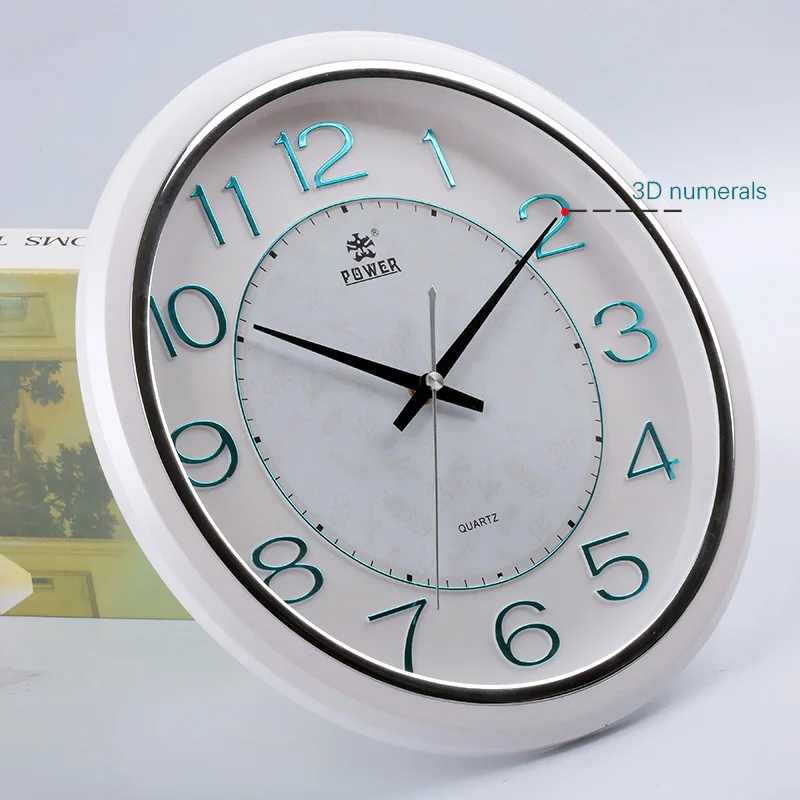 12-inch Simple Circular Wall Clock Silent Non-Ticking Round Home Decor Wall Clock with 3D Arabic Numerals Clock Battery Operated
12-inch Simple Circular Wall Clock Silent Non-Ticking Round Home Decor Wall Clock with 3D Arabic Numerals Clock Battery Operated