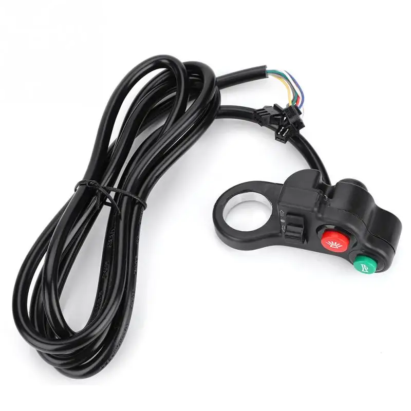 3 in 1 Front Light Horn Button Switch Electric Bicycle Head Light Switch Horn Turn Signal for Motorcycle E-Bike Scooter
3 in 1 Front Light Horn Button Switch Electric Bicycle Head Light Switch Horn Turn Signal for Motorcycle E-Bike Scooter