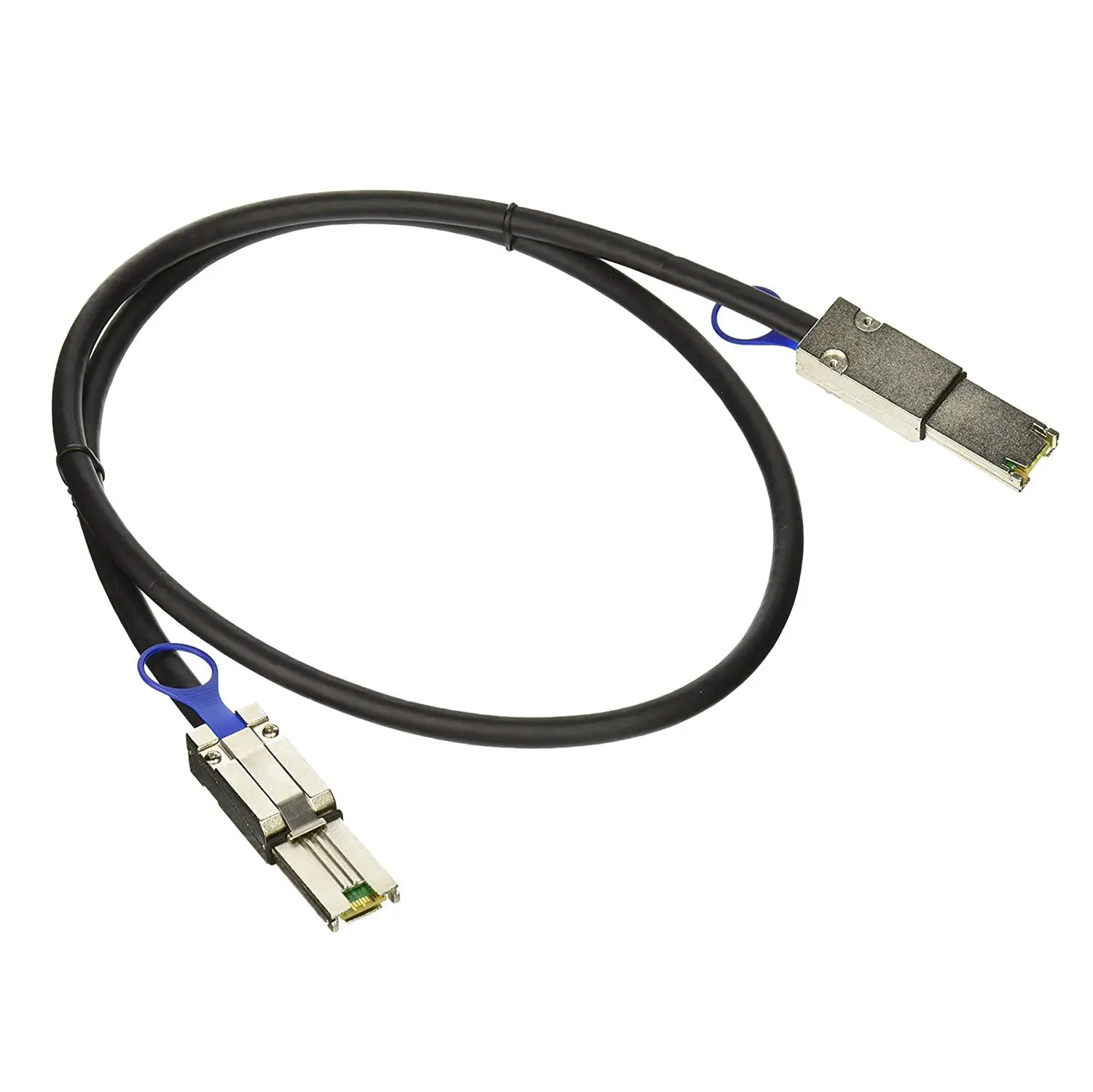 FULL-1m 28AWG External Mini SAS 26-Pin SFF-8088 Male to Mini SAS 26-Pin SFF-8088 Male Cable, Black
FULL-1m 28AWG External Mini SAS 26-Pin SFF-8088 Male to Mini SAS 26-Pin SFF-8088 Male Cable, Black