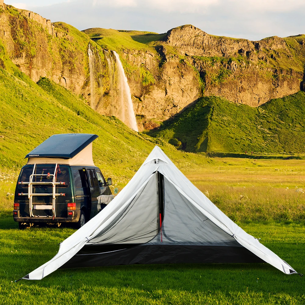 Double Layer Tent 210T Polyester Fabric Water Resistant Backpacking Tent Outdoor Camping Tent for Fishing Hunting Beach Travel
Double Layer Tent 210T Polyester Fabric Water Resistant Backpacking Tent Outdoor Camping Tent for Fishing Hunting Beach Travel
