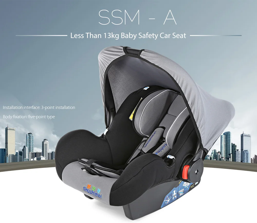 Original SSM - A Baby Car Seats Thickening High Back Toddler Safety First All Round Protection For Baby Less 13kg Ship From FR
Original SSM - A Baby Car Seats Thickening High Back Toddler Safety First All Round Protection For Baby Less 13kg Ship From FR