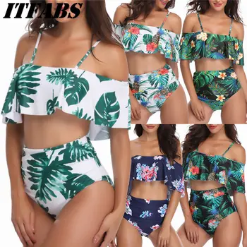 Plus Size Bikini Set Ruffles Swimwear Women 2019 High Waist Push Up Swimsuit Women Bathing Suit Summer Beachwear Simming Suit
Plus Size Bikini Set Ruffles Swimwear Women 2019 High Waist Push Up Swimsuit Women Bathing Suit Summer Beachwear Simming Suit