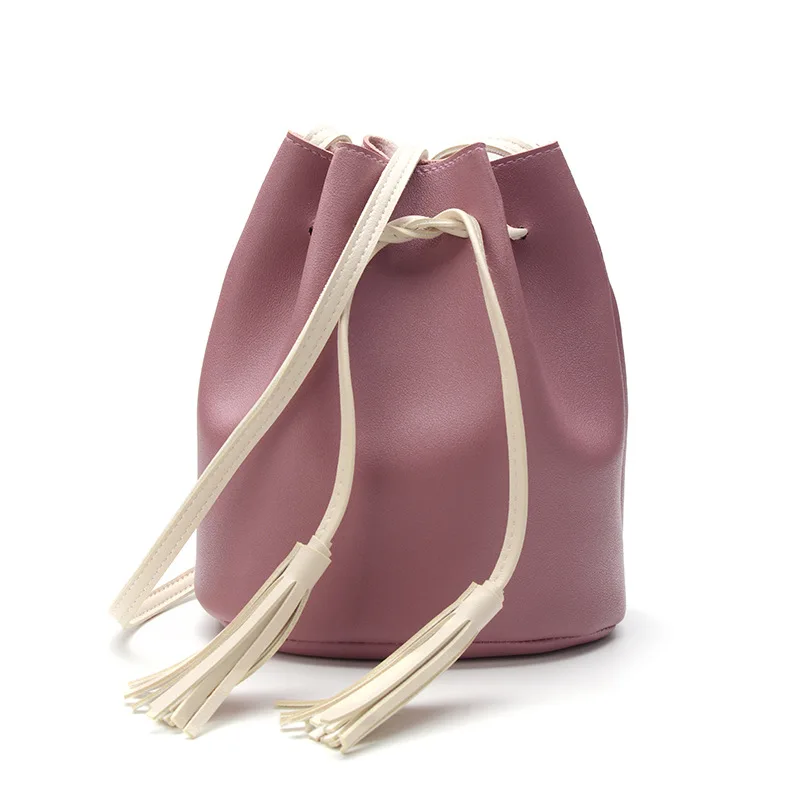 2019 Fashion Women Shoulder Bucket Bag Teenage Girls' Small Handbags With Tassel Mobile Phone Pouch Crossbody Messenger Bag Lady
2019 Fashion Women Shoulder Bucket Bag Teenage Girls' Small Handbags With Tassel Mobile Phone Pouch Crossbody Messenger Bag Lady