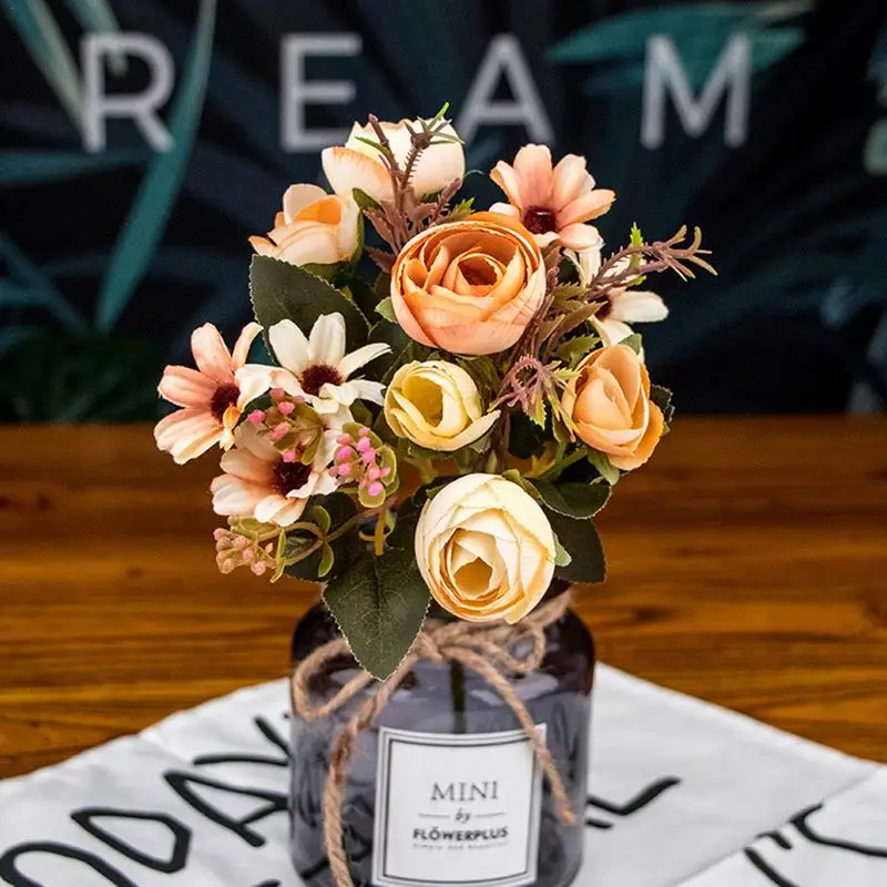 Rustic Vintage Artificial Flower Simulation New Rose American Style Home Festival Wedding Decoration Fake Flower
Rustic Vintage Artificial Flower Simulation New Rose American Style Home Festival Wedding Decoration Fake Flower