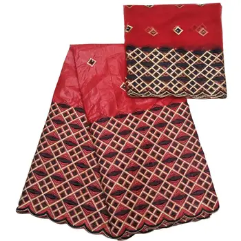 Wine red Bazin Riche Getzner High Quality African Fabric With Beads Best Selling Bazin Riche Getzner and French Net Lace Fabric
Wine red Bazin Riche Getzner High Quality African Fabric With Beads Best Selling Bazin Riche Getzner and French Net Lace Fabric