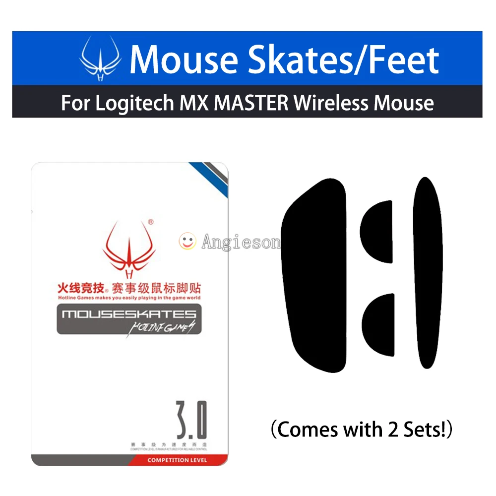 1 pack 2sets Hotline Games mouse Feet Skates Teflon 0.6mm for Logitech MX MASTER Wireless Mouse
1 pack 2sets Hotline Games mouse Feet Skates Teflon 0.6mm for Logitech MX MASTER Wireless Mouse
