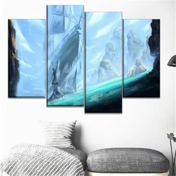 Canvas Painting Modern HD Printing Type Game Poster 4 Piece Modular Style Kunkka Ship Picture Home Decor Shipped 24 Hour
Canvas Painting Modern HD Printing Type Game Poster 4 Piece Modular Style Kunkka Ship Picture Home Decor Shipped 24 Hour