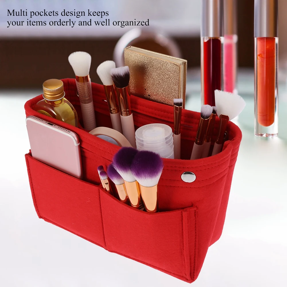 Zerodis Storage For Women Felt Insert Bag Purse Organizer Insert Multi Pocket Bag for Phone Cosmetics Purse
Zerodis Storage For Women Felt Insert Bag Purse Organizer Insert Multi Pocket Bag for Phone Cosmetics Purse