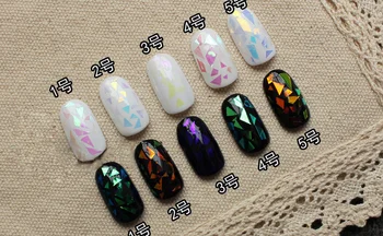 200sets 10pcs/set irregular broken glass nail stickers nail Aurora platinum paper mirror glass paper
200sets 10pcs/set irregular broken glass nail stickers nail Aurora platinum paper mirror glass paper