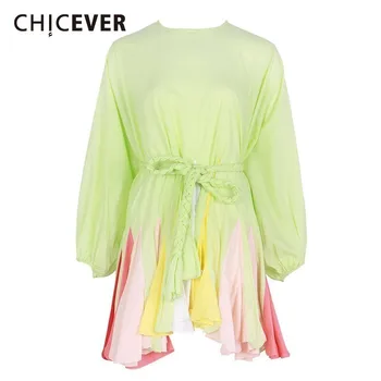 CHICEVER Casual Hit Colors Womens Dresses O Neck Long Sleeve High Waist Bandage Patchwork Dress Female 2020 Spring Fashion
CHICEVER Casual Hit Colors Womens Dresses O Neck Long Sleeve High Waist Bandage Patchwork Dress Female 2020 Spring Fashion